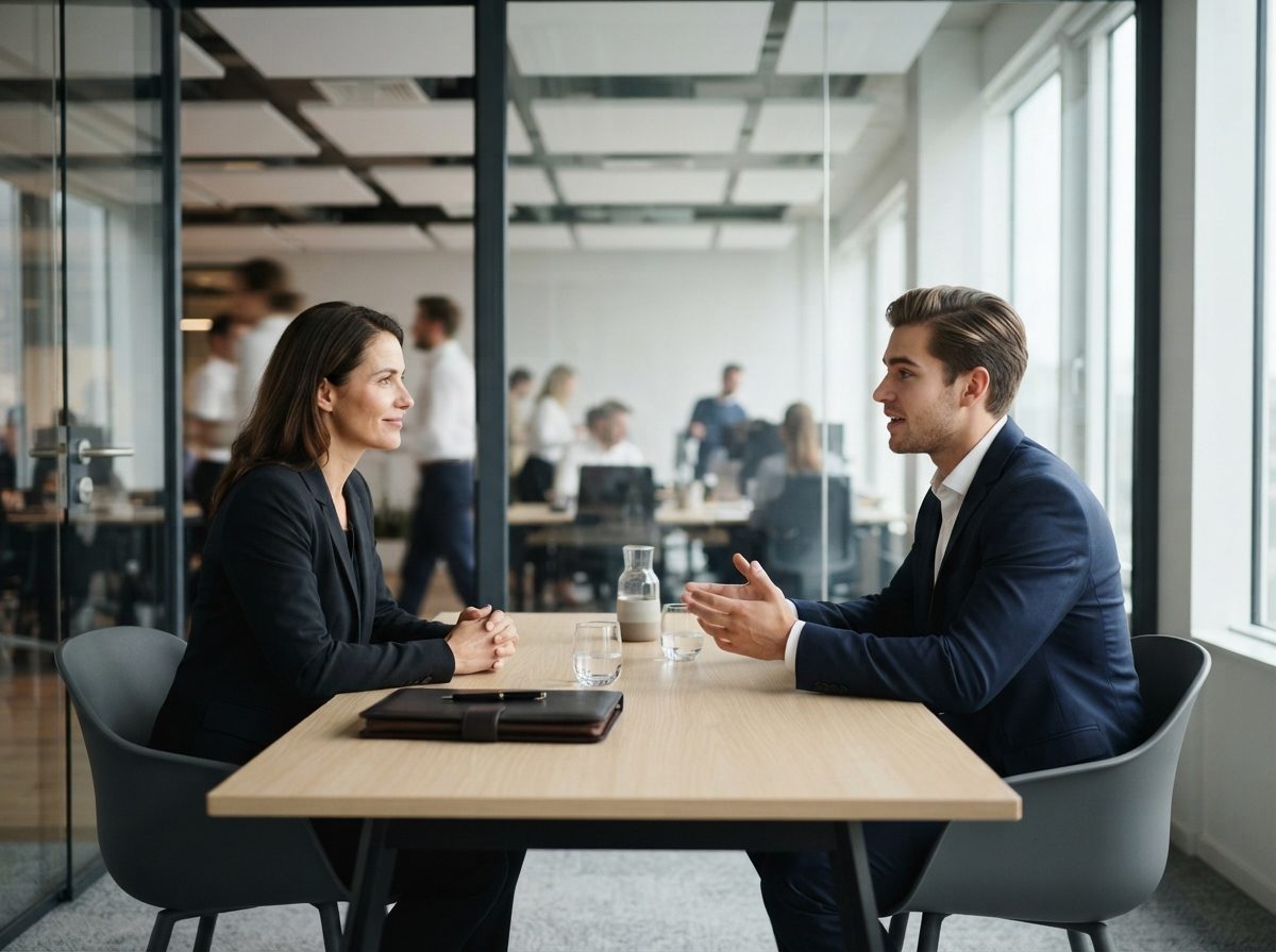 Hiring manager interviewing a Medical Science Liaison candidate